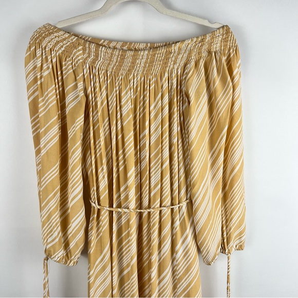Faithful The Brand Yellow Striped Long Dress Size XS - Picture 10 of 13